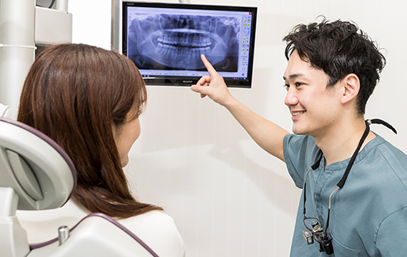 患者様の希望に沿った最適な治療計画を分かりやすく視覚的に説明